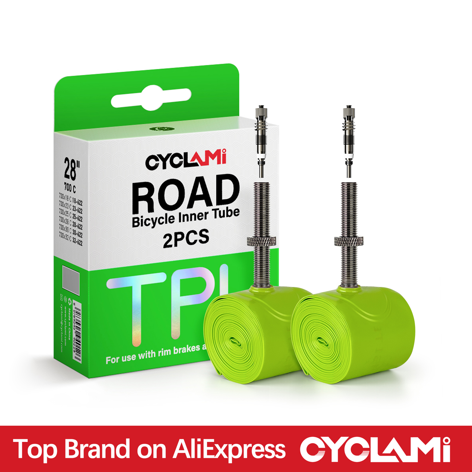 Inner Tube 700C - CYCLAMI Ultralight TPU Bike Inner Tube