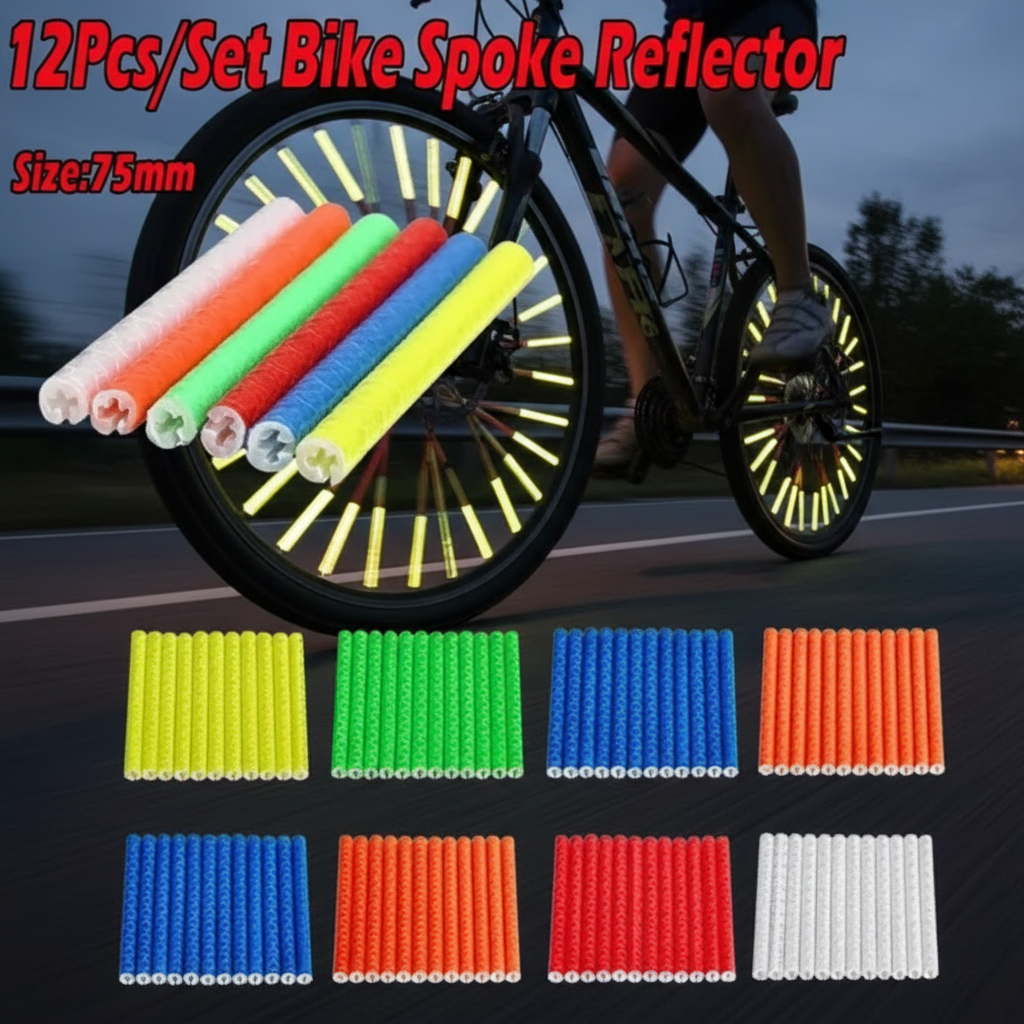 Bike Spoke Reflector Clips 12- - Spoke Reflector Set avis et prix