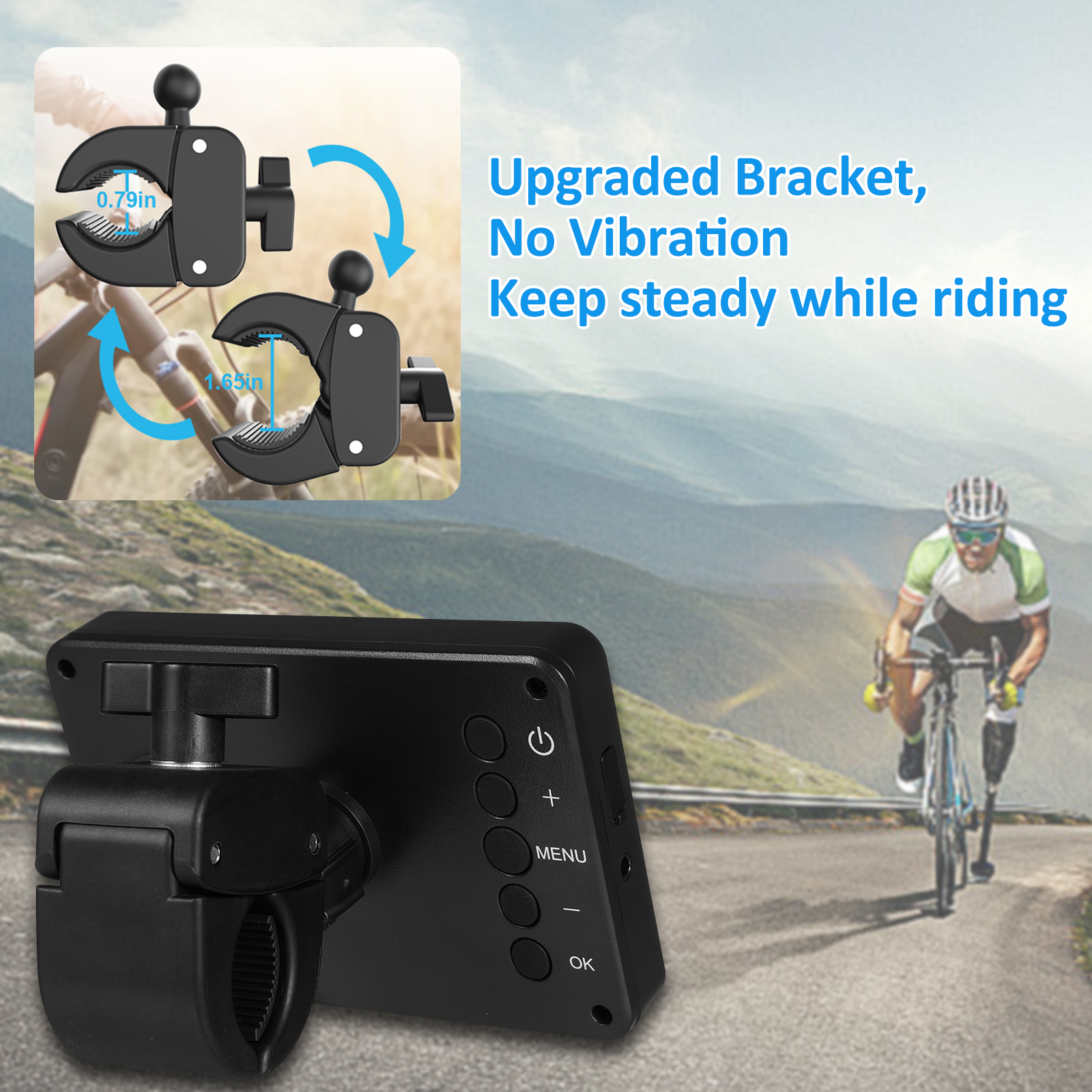 Handlebar Bike Mirror, 1080P R - Cycling Zones avis et prix
