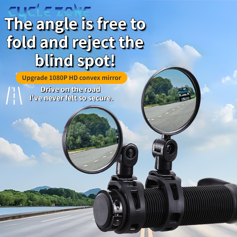2PCS Bicycle Rearview Mirror 3 - Cycling Zones avis et prix