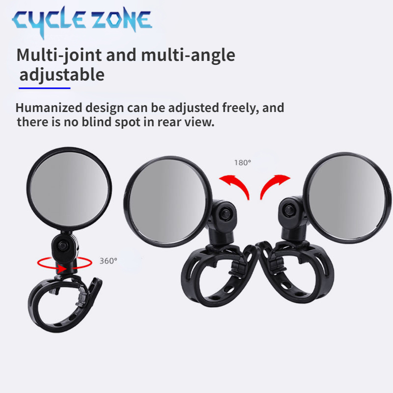 2PCS Bicycle Rearview Mirror 3 - Cycling Zones avis et prix
