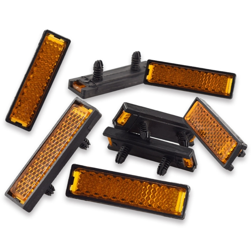 8Pcs/Set Pedal Reflector Reinf - Spoke Reflector Set avis et prix