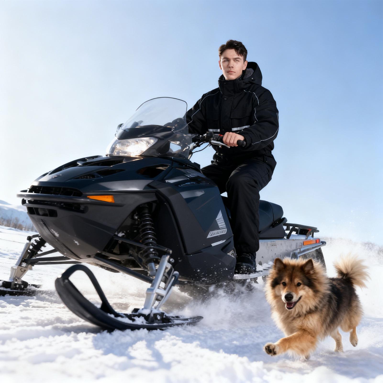 Motorcycle Winter Jacket 4-Poc - Cycling Commute Clothes avis et prix