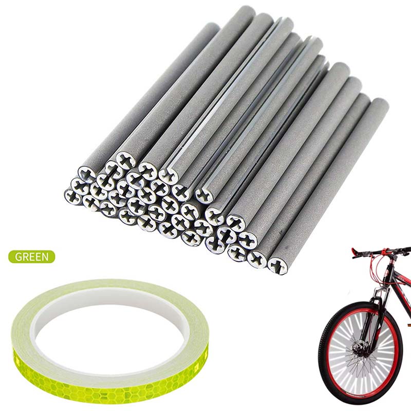 Green Outline Bike Spoke Refle - Spoke Reflector Set avis et prix