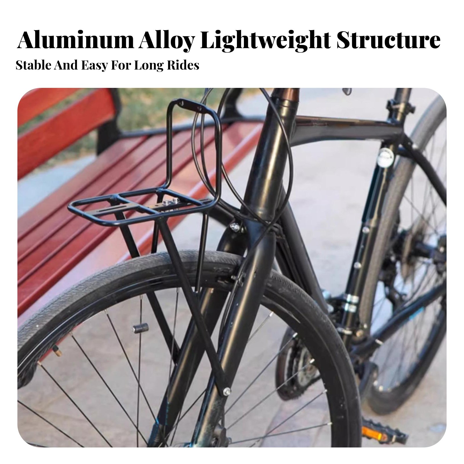 Bike Front Luggage Rack Lightw - Cargo Rack Aluminum avis et prix