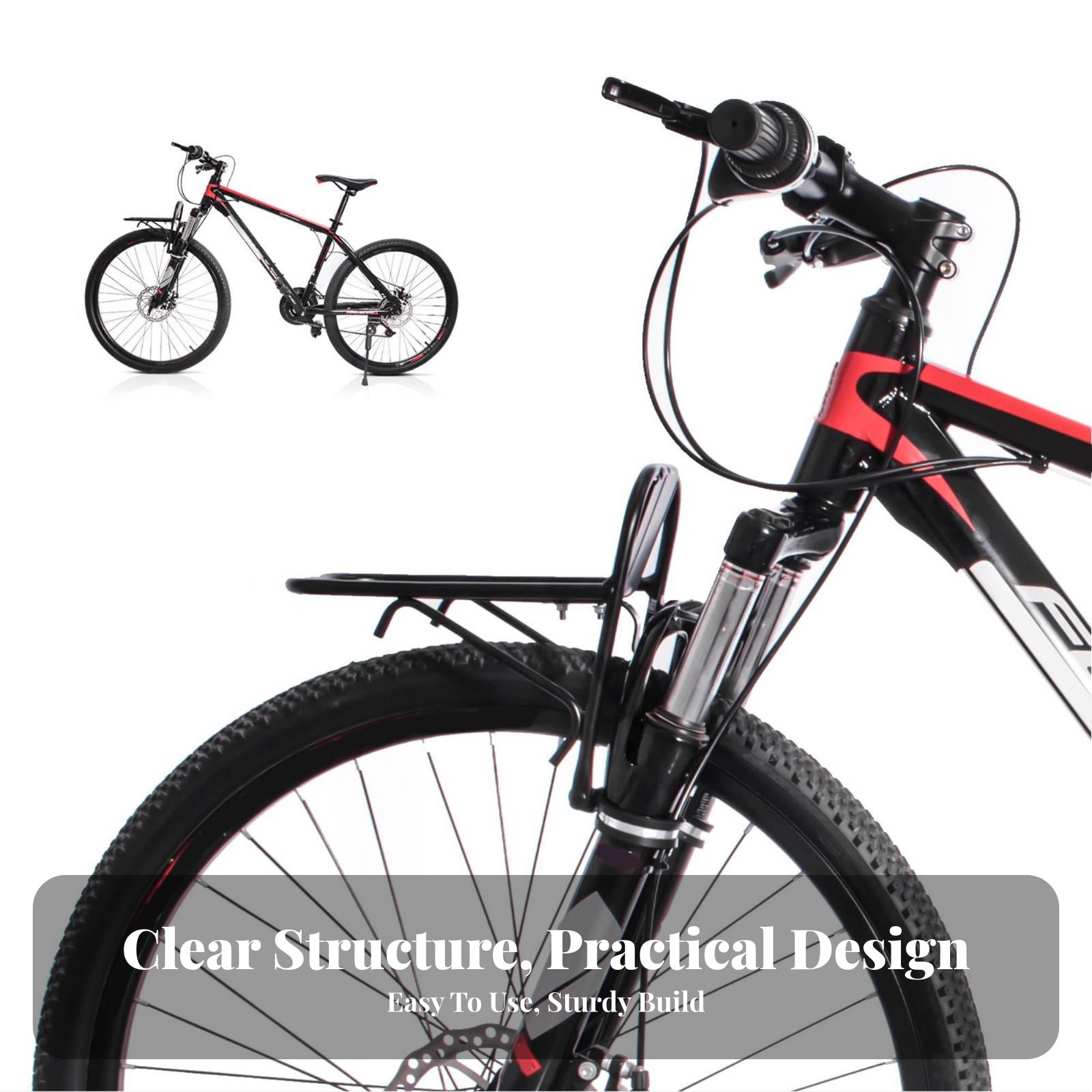 Cycle Front Rack Aluminum Allo - Cargo Rack Aluminum avis et prix