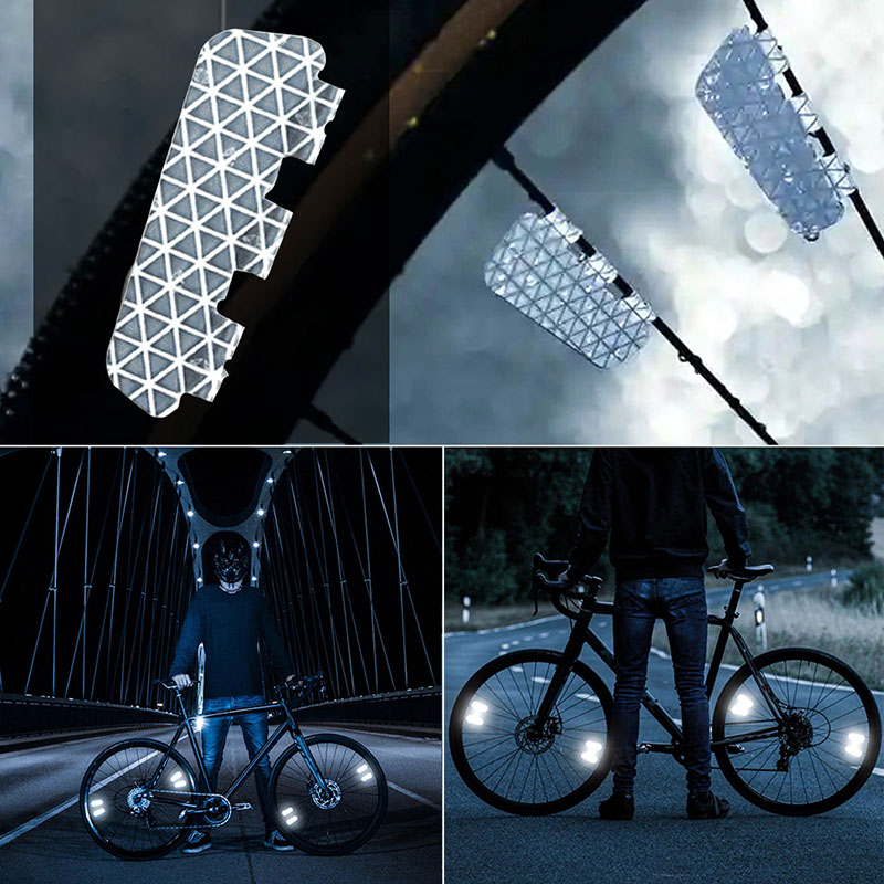 4Pcs/Set Bike Reflective Stick - Spoke Reflector Set avis et prix