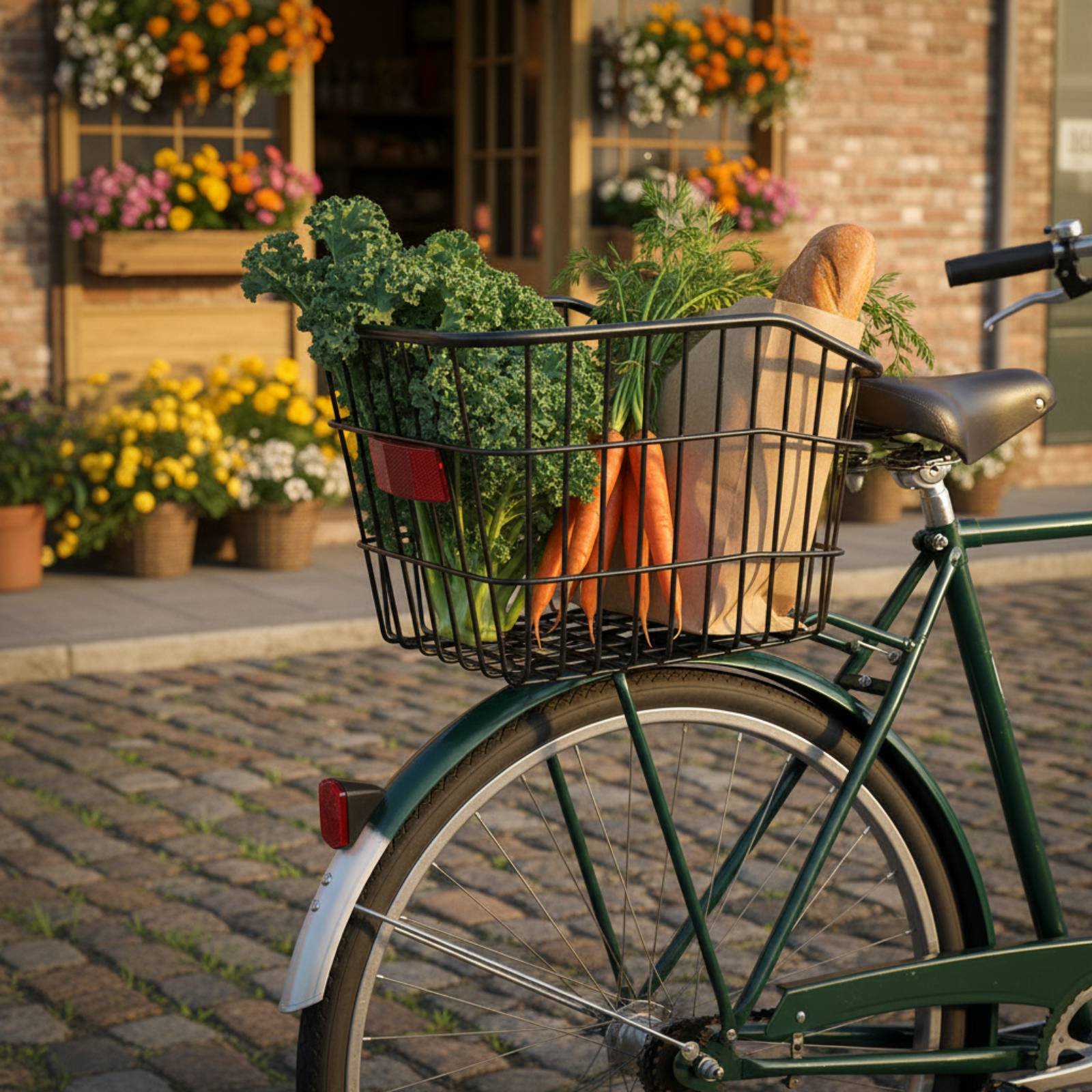 Cycle Rear Rack Basket Sturdy- - Cycling Commuter avis et prix