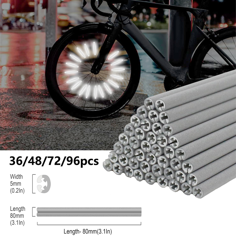 36/48/72/96Pieces 8cm Spoke Re - Spoke Reflector Set avis et prix