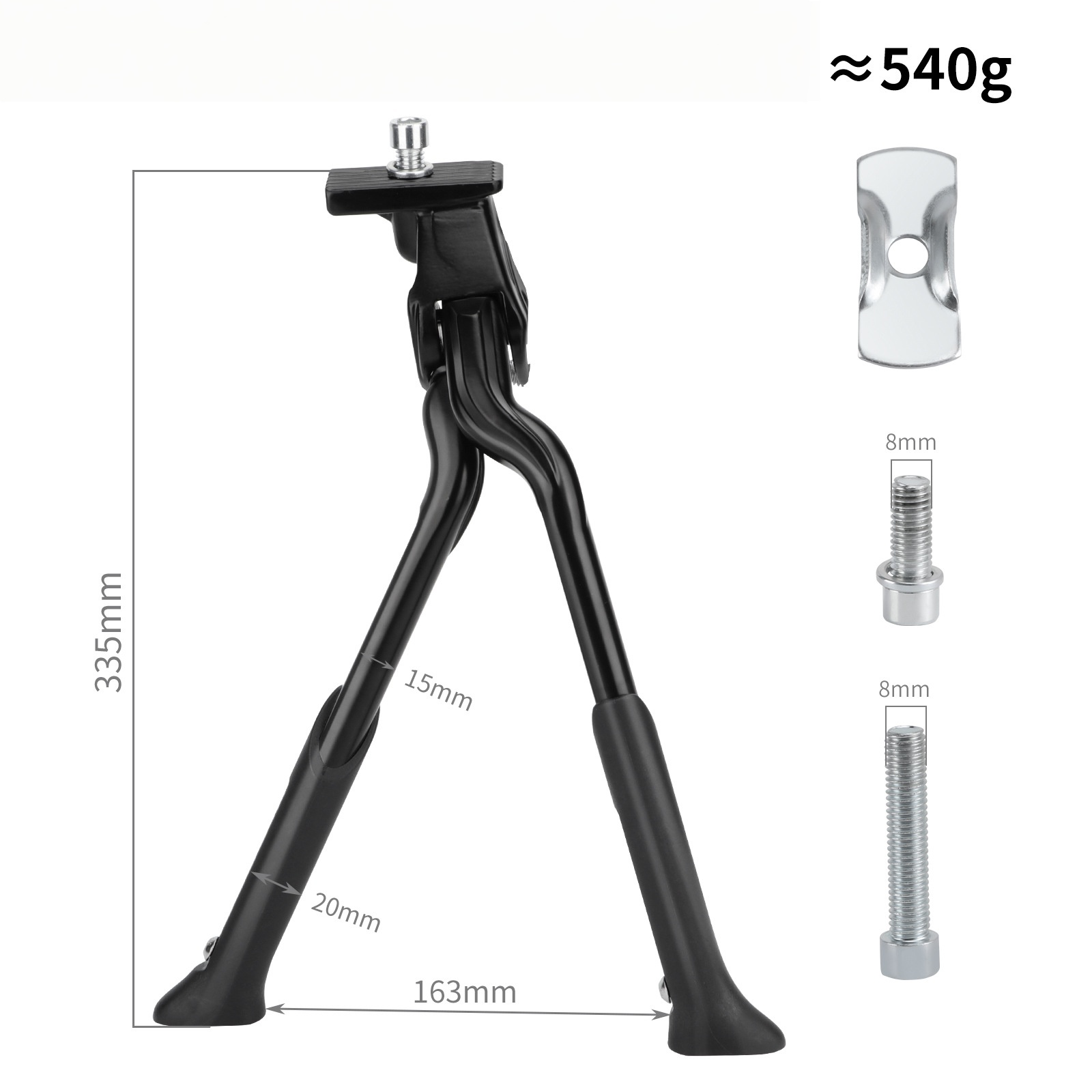 1pc U Bike Kickstand Adjustabl - Cycling Zones avis et prix