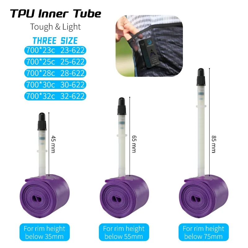 NPY Road Bicycle TPU Inner Tub - Inner Tube 700C avis et prix