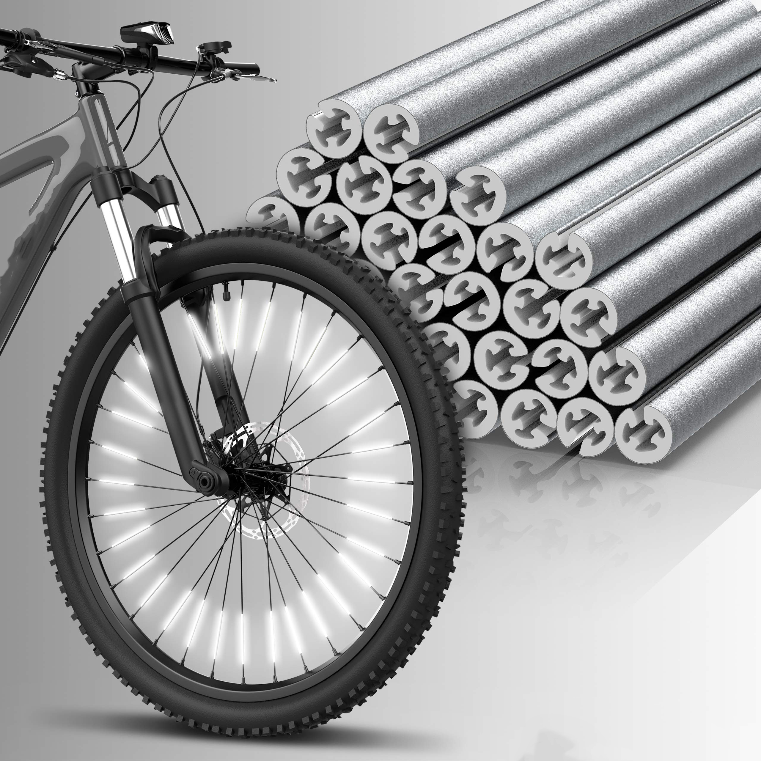 36 Pieces Spoke Reflectors Bic - Spoke Reflector Set avis et prix