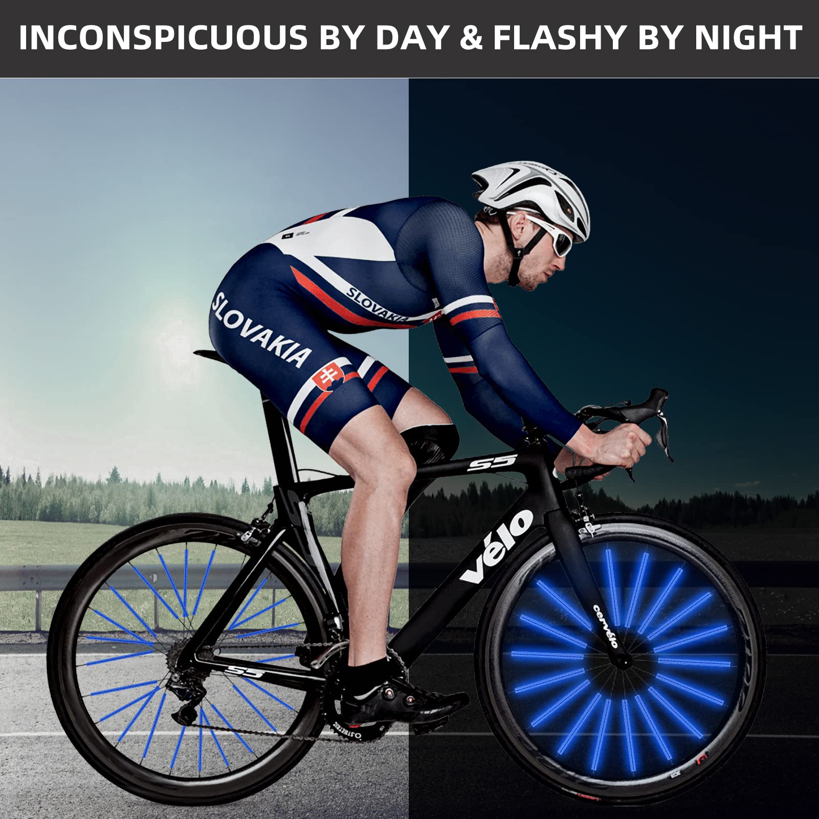 Bicycle Spoke Reflectors Set,  - Spoke Reflector Set avis et prix