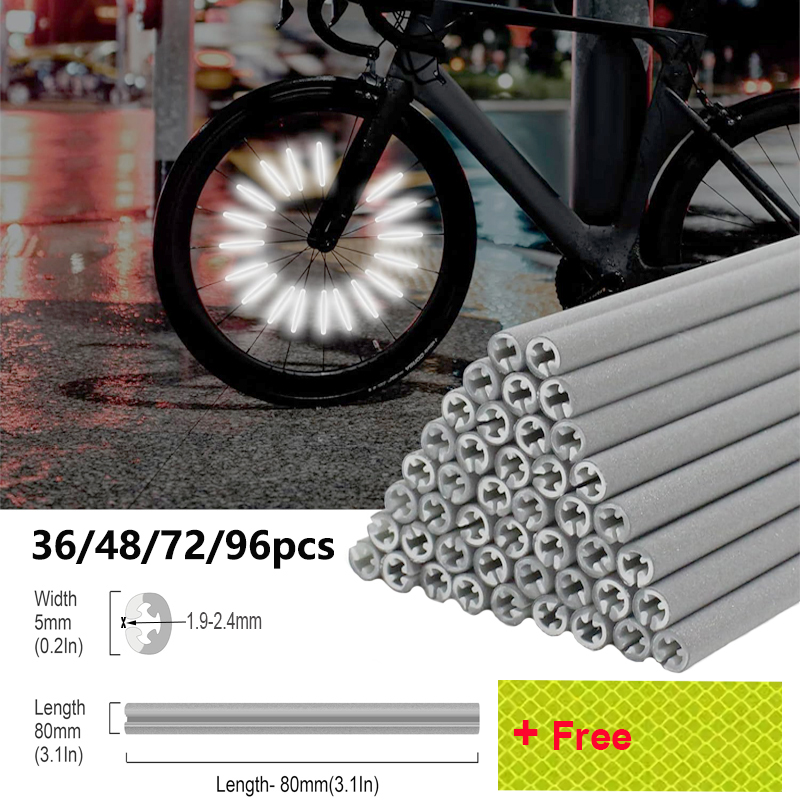 36/48/72/96Pieces 8cm Spoke Re - Spoke Reflector Set avis et prix