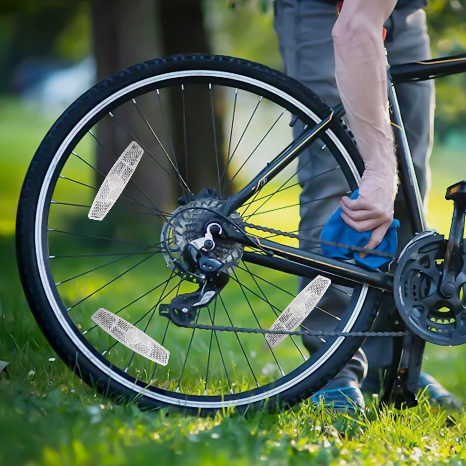 Bicycle Spoke Reflectors 8 Pie - Spoke Reflector Set avis et prix