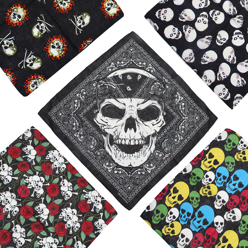 Skull Bandana Square Scarf 100 - Cycling Zones avis et prix