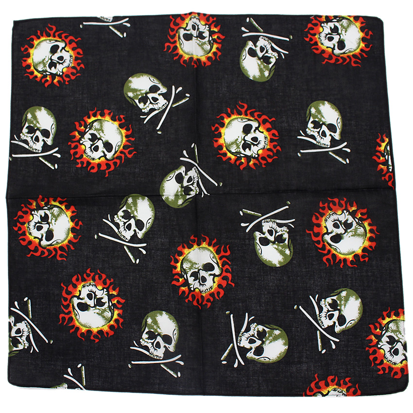 Skull Bandana Square Scarf 100 - Cycling Zones avis et prix