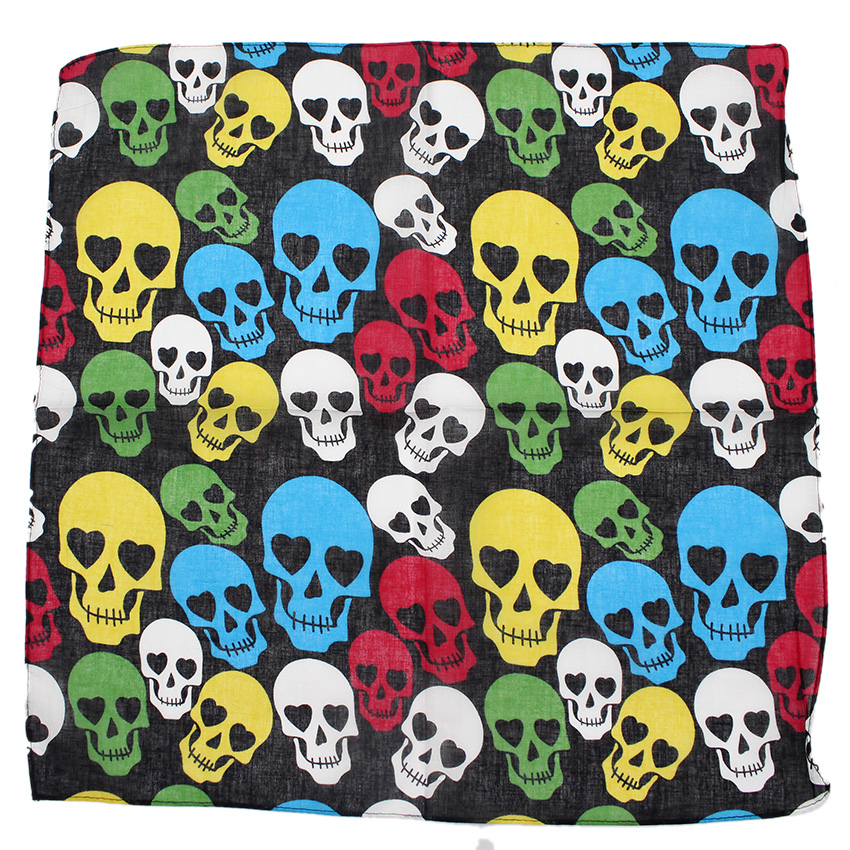 Skull Bandana Square Scarf 100 - Cycling Zones avis et prix
