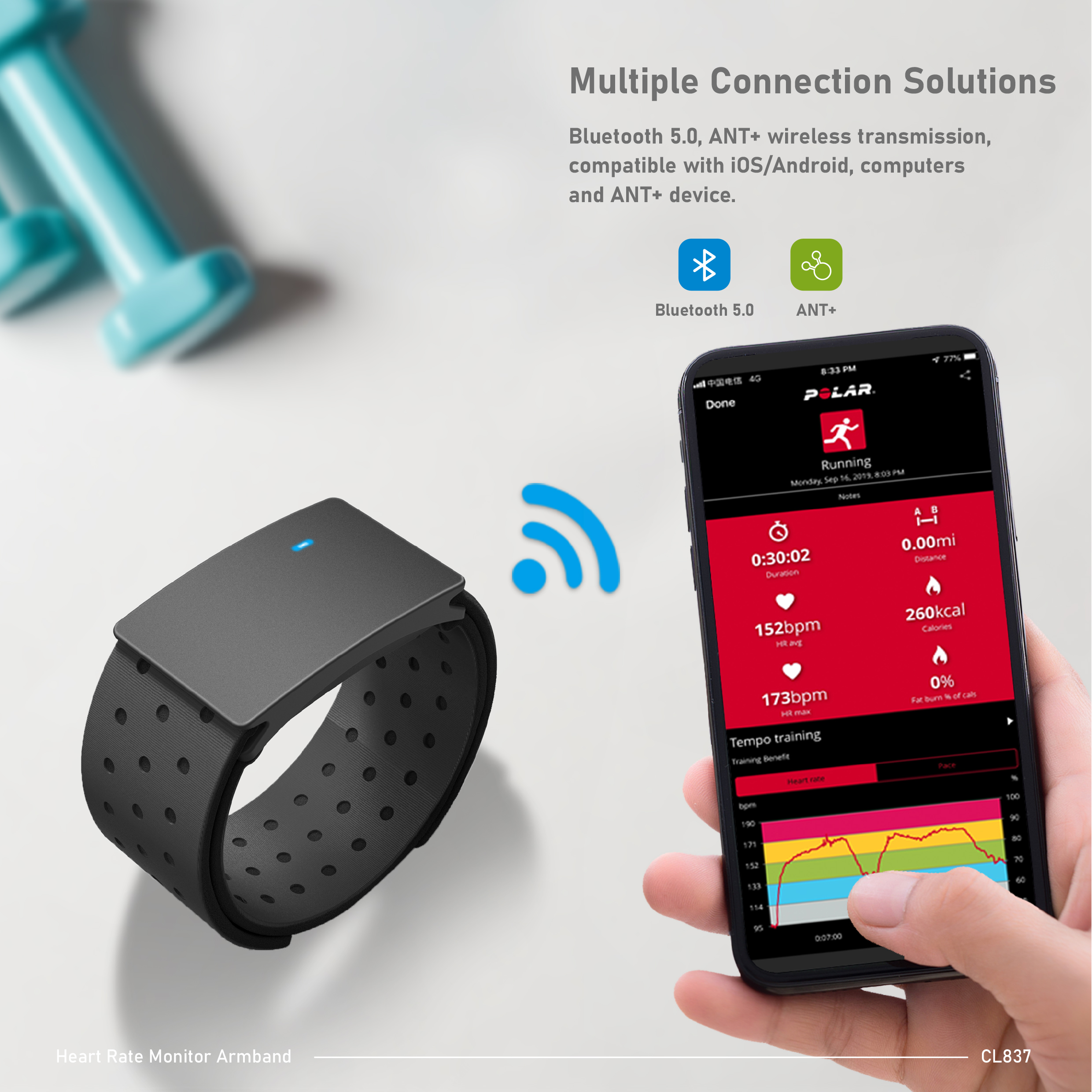 CHILEAF CL837 Heart Rate Monit - Cycling Zones avis et prix