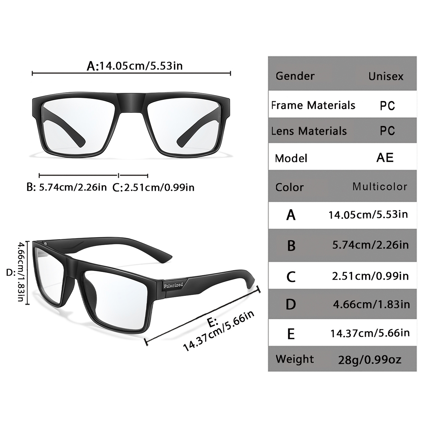 3-Pairs Classical Square Photo - Cycling Zones avis et prix