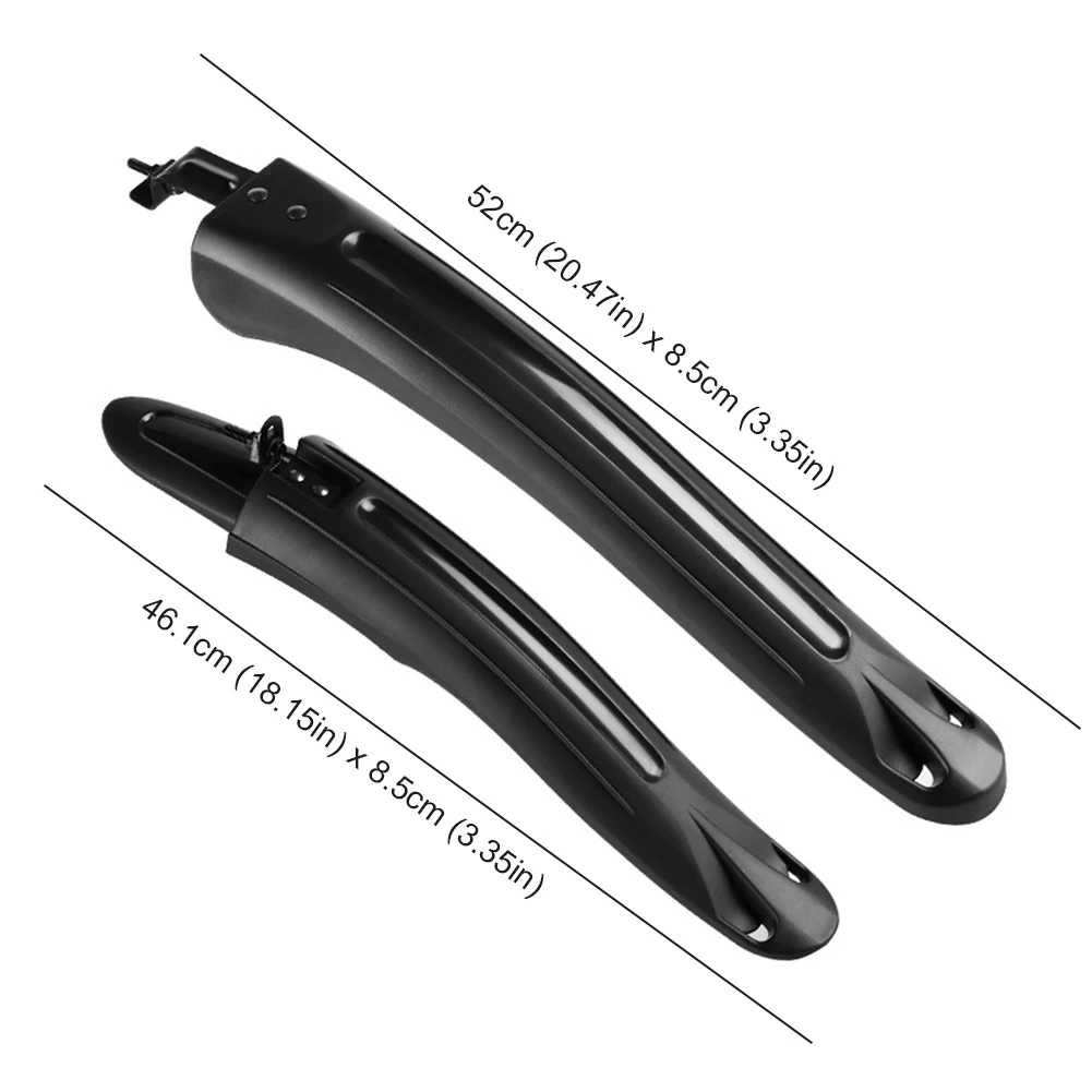 2pcs Bicycle Fender PP Soft Pl - Fender Mudguard Set avis et prix