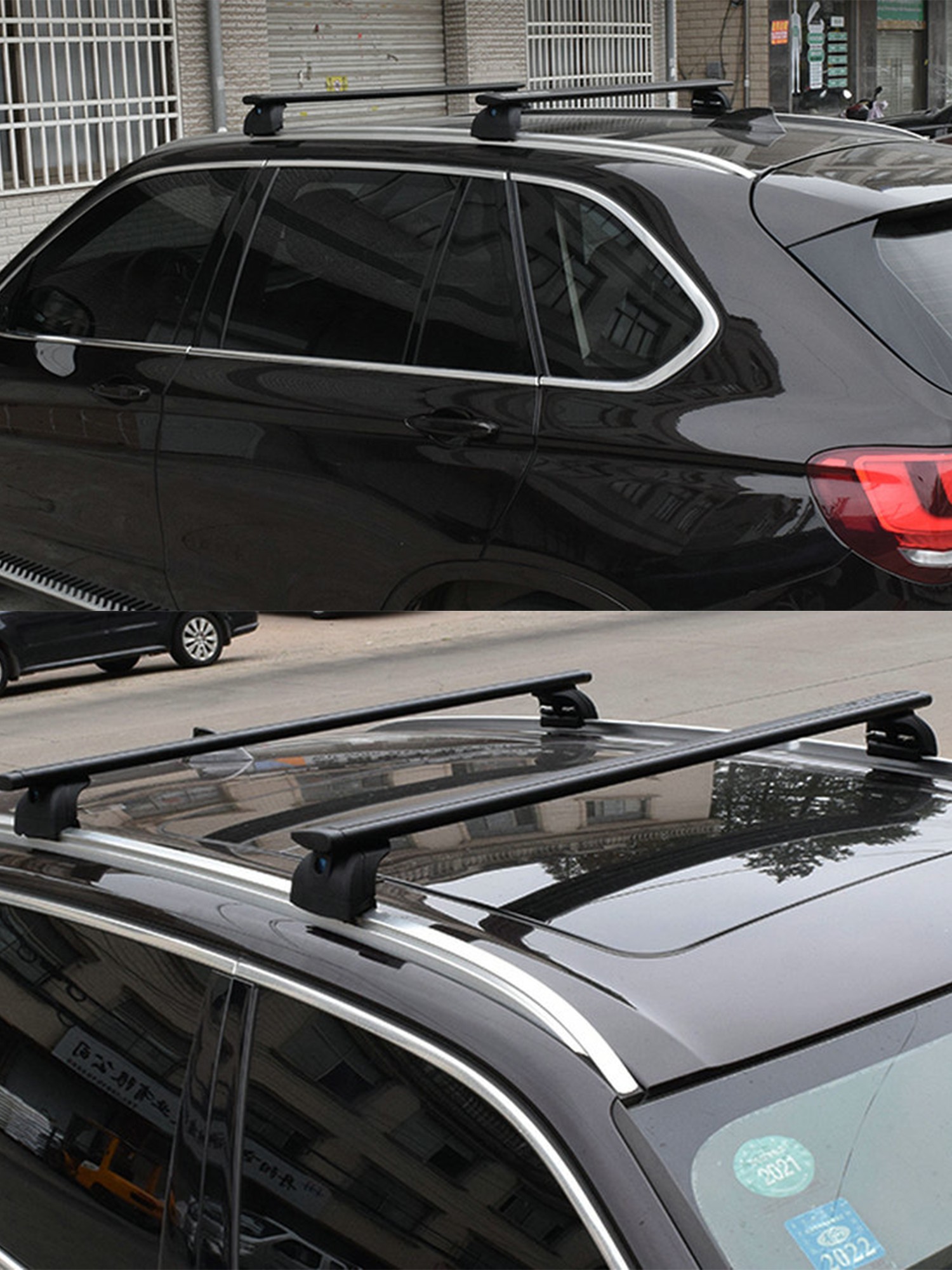 2PCS Aluminum Ajustable Crossb - Cargo Rack Aluminum avis et prix