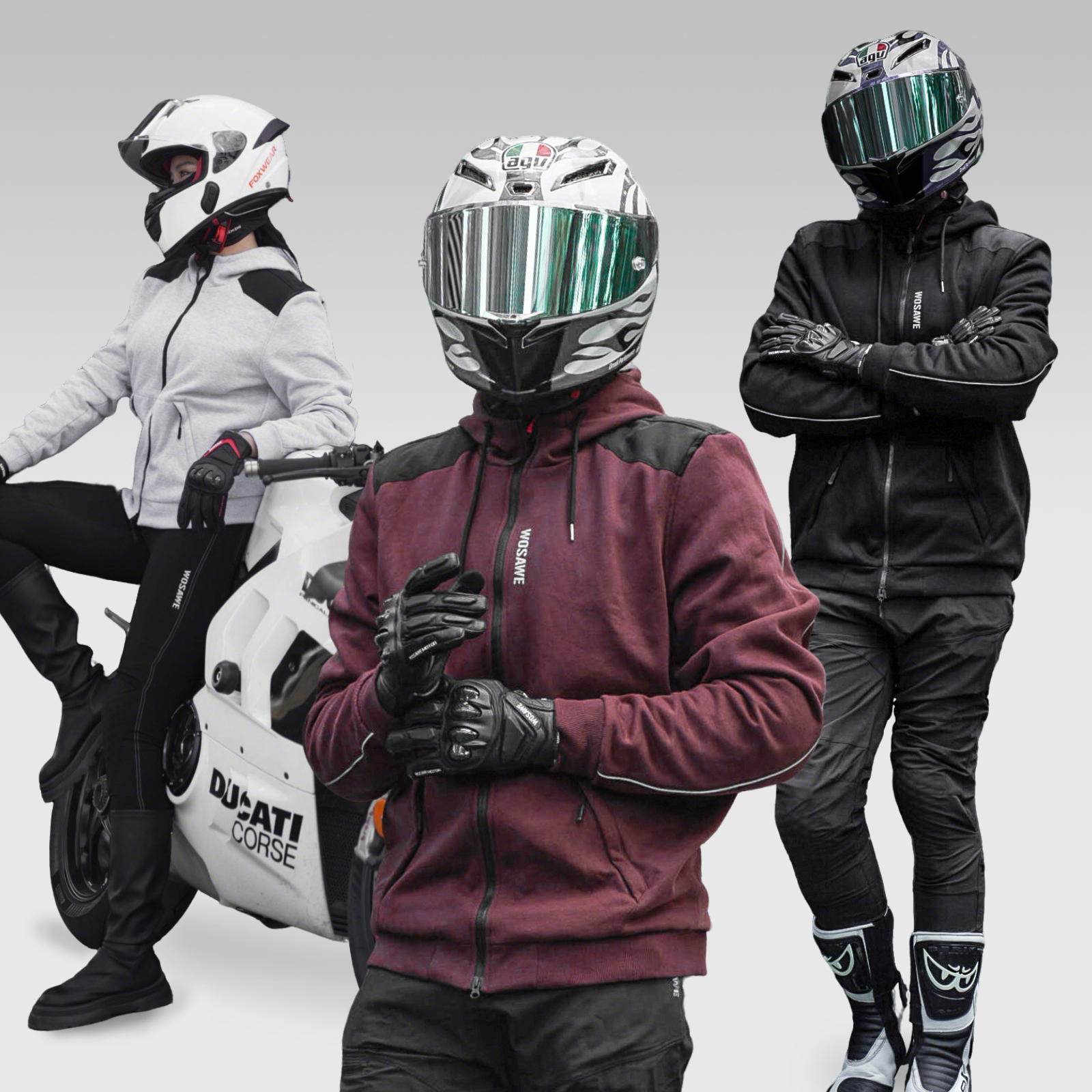 WOSAWE New Motorcycle Jacket W - Cycling Commute Clothes avis et prix