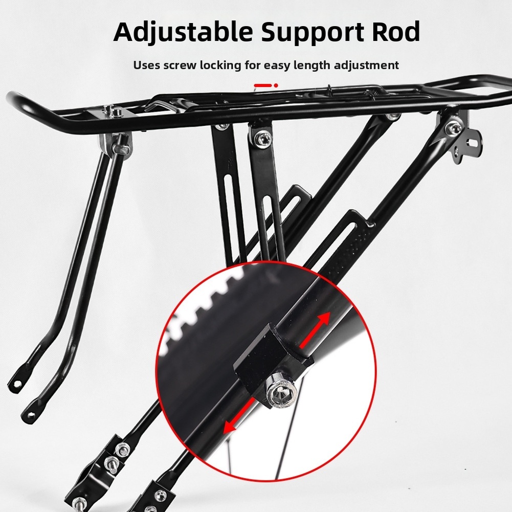 Bike Rear Rack For Disc Brake  - Cargo Rack Aluminum avis et prix