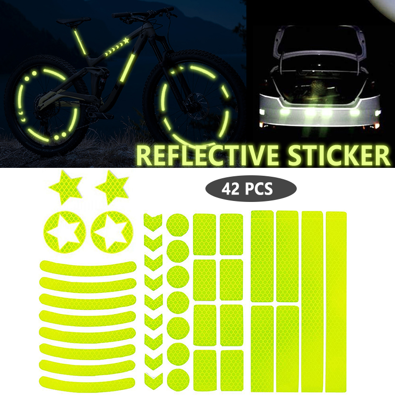 1 Set Car Tire Reflective Stic - Spoke Reflector Set avis et prix