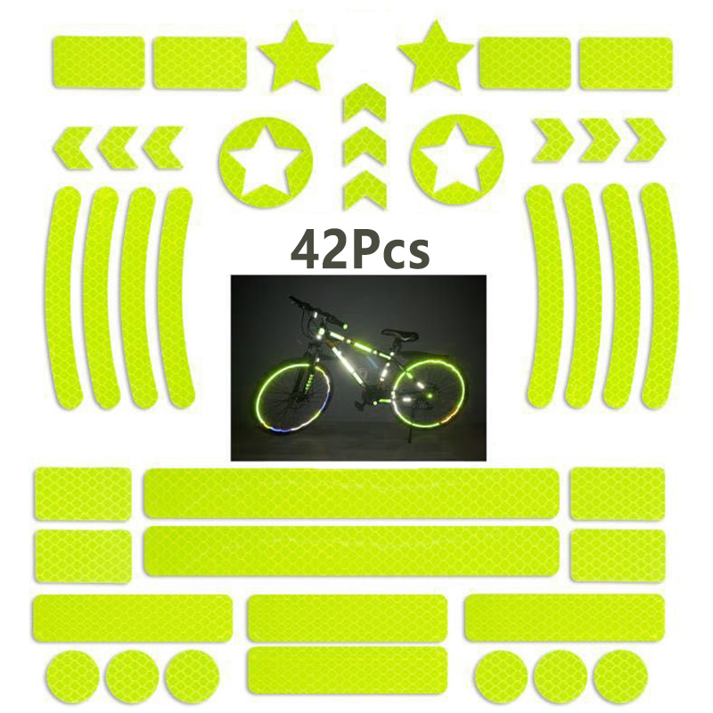 1 Set Car Tire Reflective Stic - Spoke Reflector Set avis et prix