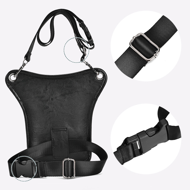 Vintage Pu Leather Waist Pack  - Cycling Commute Bag avis et prix