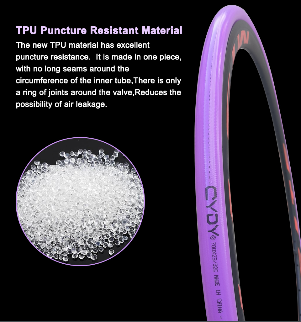46g CYDY TPU gravel Bicycle In - Inner Tube 700C avis et prix