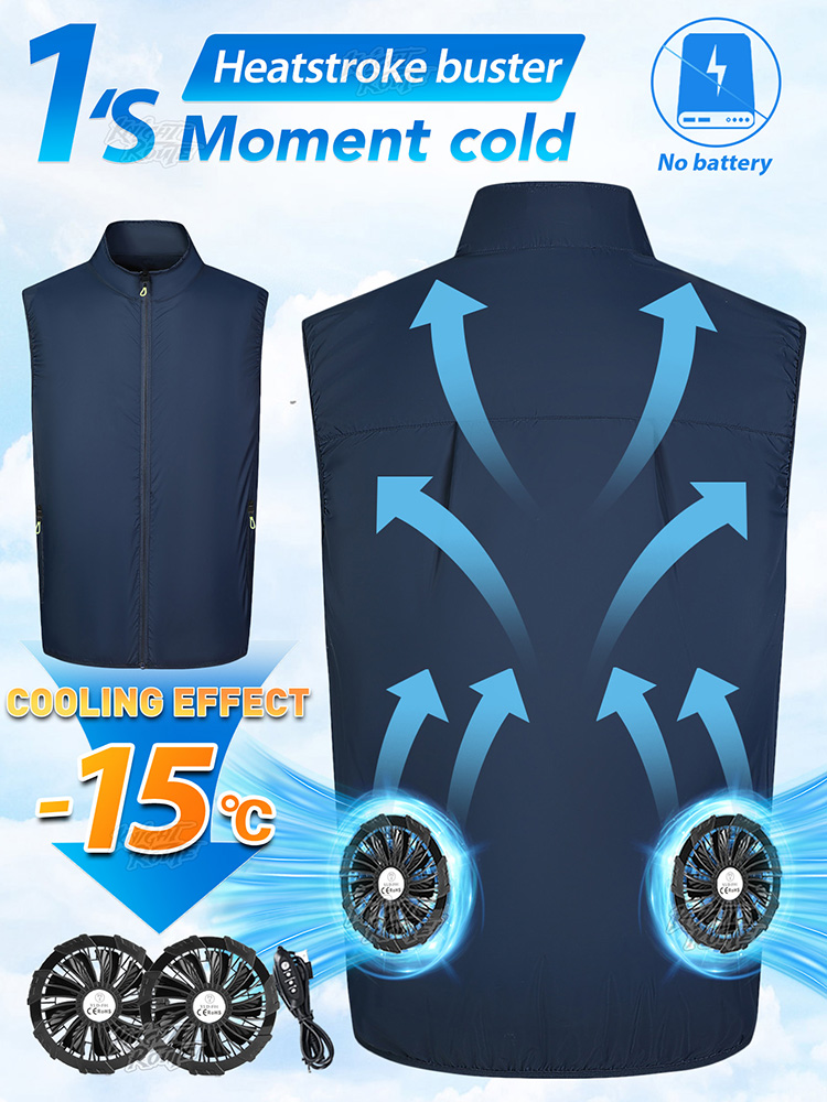 Fan Vest Wearable Cooling Air- - Cycling Commute Clothes avis et prix