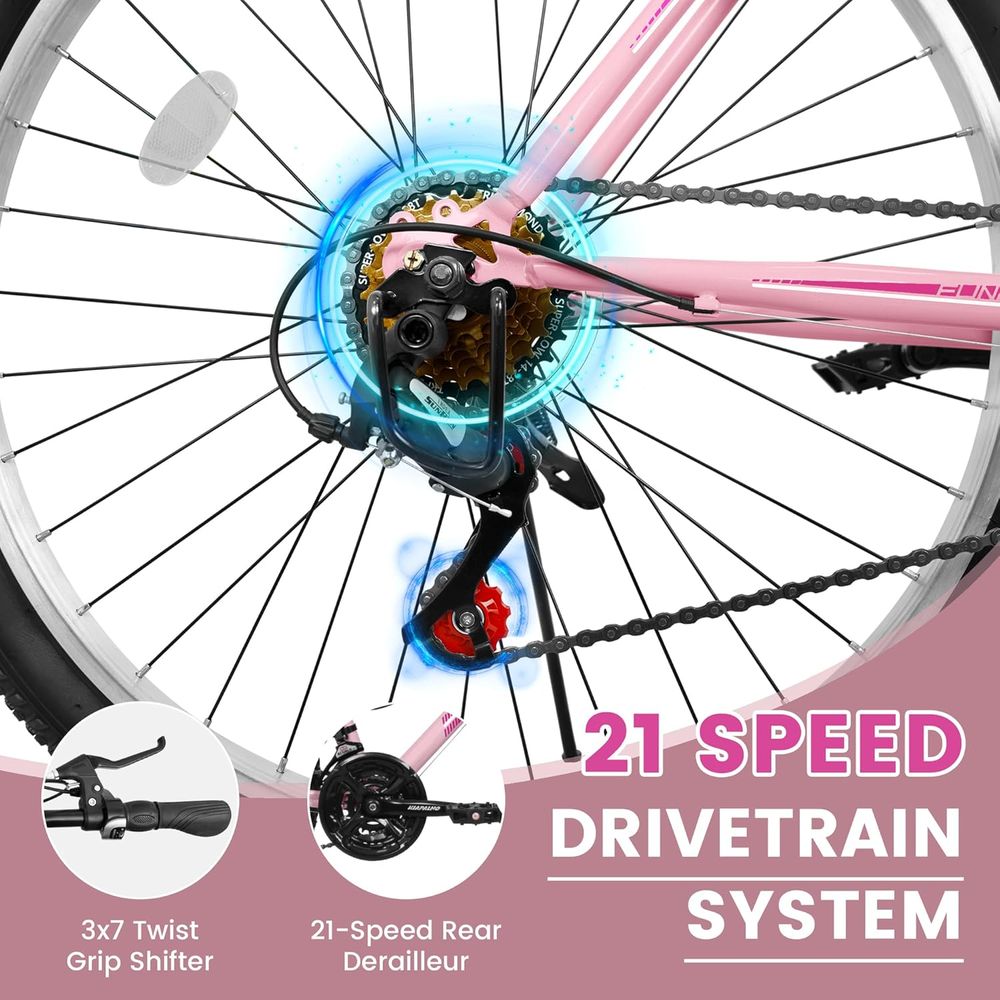 21-Speed 24/26 Inch Women's Mo - Cycling Commuter avis et prix
