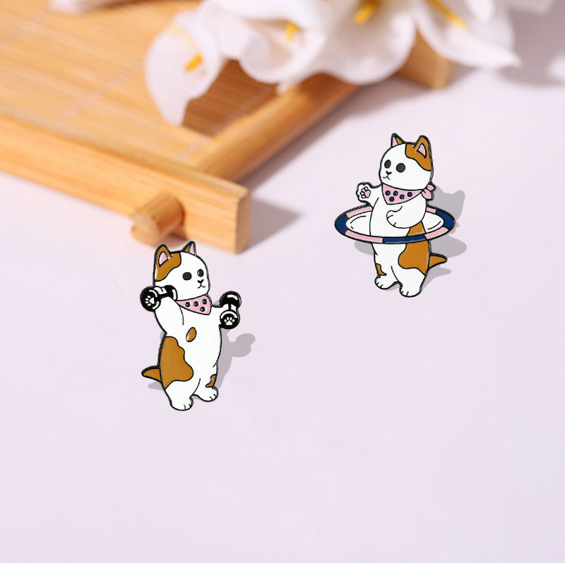 Funny Cats Enamel Pin Custom C - Cycling Commute Bag avis et prix