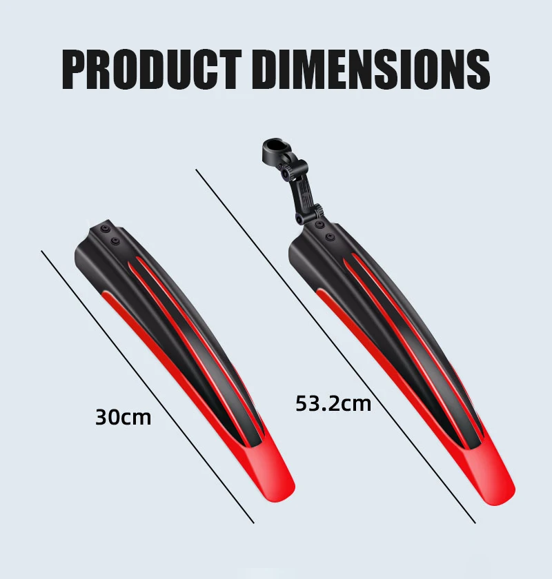2pcs Bicycle Fenders Splash Fe - Fender Mudguard Set avis et prix
